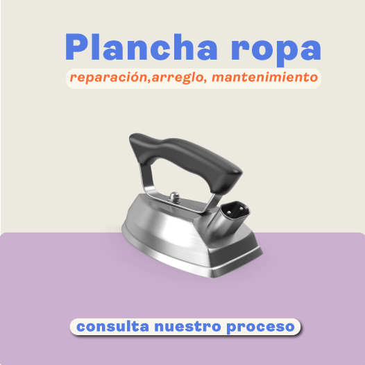 reparación de plancha de ropa