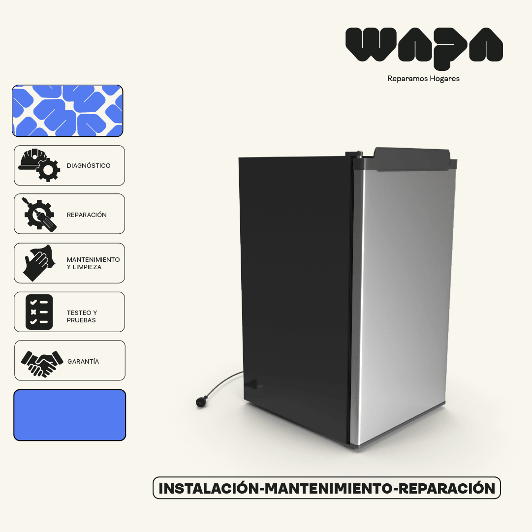Reparación y mantenimiento de neveras mini bar en Medellín